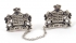 Antique Silver Plated Lions Tallit Clips