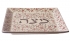 Pink Flower Ceramic Matzah Tray