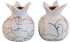 Beige Ceramic "Jerusalem" design Candlesticks