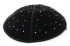 Hand Decorated Suede Colorful Kippah