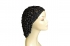 Black Crocheted Womens Snood