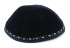 Hand Decorated "Diamond" Velvet Kippah