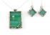 Hand made necklace & earrings set by Sivan