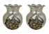 Pomegranate Jerusalem Candlesticks