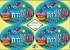 Hebrew "I Have A Birthday" Stickers
