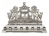 Lions Brass Hanukkah Menorah