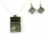 Hand made necklace & earrings set by Sivan