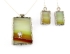 Hand made necklace & earrings set by Sivan