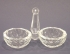 Crystal Salt and Pepper Dish