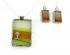 Hand made necklace & earrings set by Sivan