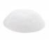 DMC knitted white kippah
