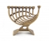 Brass Menorah "Harp Design"