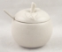 White Ceramic Apple Honey Dish