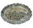 Silver Plated  Oval "Jerusalem" Wall Hanging