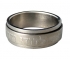 Stainless Steel Revolving "Ani Ledodi Vedodi Li" Ring