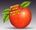 Apple Shana Tova Card with honey