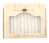 Decorative Safed White Shabbat Candles