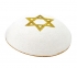 Gold Star of David knitted kippah