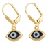 Gold Filled Talisman "Eye" Earrings