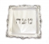 Square Silver Plated Matzah Tray
