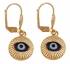 Gold Filled "Evil Eye" Protection Earrings