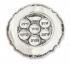 Round Silver Plated Passover Plate