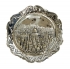 Silver Plated Circular "Jerusalem" Wall Hanging