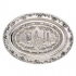 Silver Plated Oval Shabbat Tray