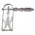 Silver Plated Purim Grogger