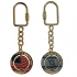 Judaic Keychain - Israel/US Flag