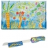 The Seven Species Challah Board & Challah Knife + Stand