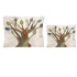 Tree of Life design Raw Silk Tallit and Tefillin Bag
