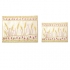 Wheat and pomegranate design Raw Silk Tallit and Tefillin Bag