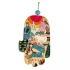 Fiddler on the Roof Large Wood Painted Hamsa