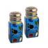 Colorful Pomegranate design Glass Salt & Pepper Shakers