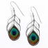 Peacock Silver Earrings