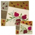 Pomegranates Raw Silk Appliqued Matzah and Afikoman Cover