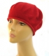 Womens Classic Red Cotton Beret