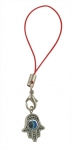 Hamsa "eye" cellphone charm