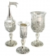 Silver Plated Jerusalem Havdalah Set