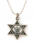 Israeli Army Metal Pendant with Reflective Center - Air Force