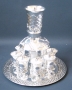 Silver plated kiddush cups set