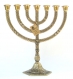 Yellow 7 Branch Menorah