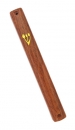 Wood Color Plastic Mezuzah