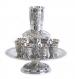 Silver plated kiddush cups set