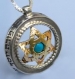 Star of David Kabbalah pendant for Protection and Security