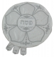Satin Matzah Cover with Flower design