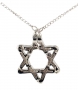Silver Star of David Pendant