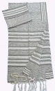 Gabrieli Silk Tallit - Silver