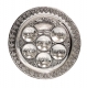 Nickel Passover Seder Plate